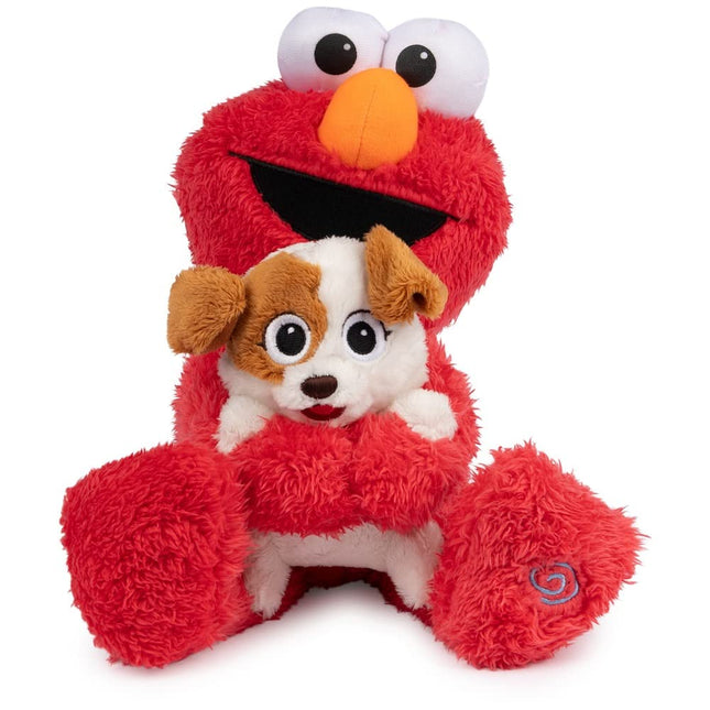 GUND Sesame Street Official Furry Friends Forever Dance & Play Elmo and Tango Animated Plush, Plush Sensory Toy for Ages 1 & Up, Red/Cream, 13�
