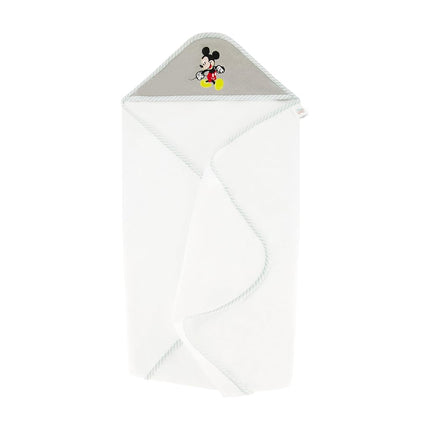 Disney Cudlie Baby Boy Mickey Mouse Paquete de 2 Toallas con Capucha Enrolladas/Cardadas en Estampado de Estrellas Pequeñas