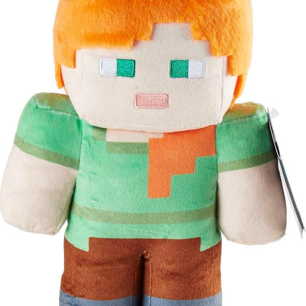 Minecraft Basic Plush Character Soft Dolls, Video Game-Inspired Collectible Toy Gifts for Kids & Fans Ages 3 Years Old & Up , HLN12,Multicolored,Medium