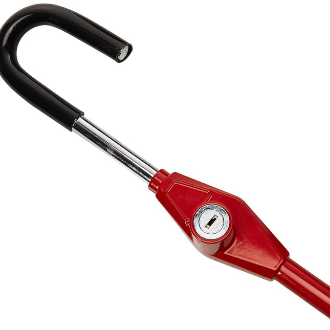 Winner CL303 Dr. Hook Pedal to Steering Wheel Lock, Red
