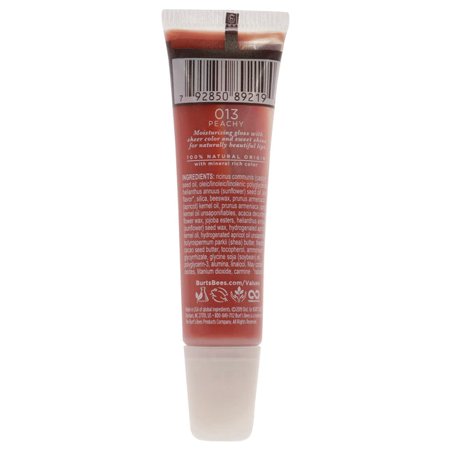 Burts Bees Shine 013 Peachy Lip Gloss, 0.5 oz