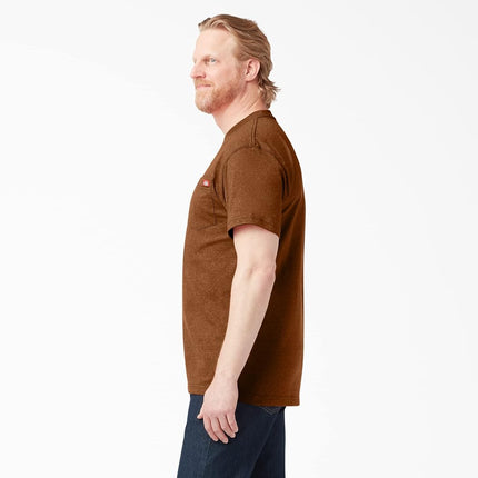 Dickies Men's Short Sleeve Heavyweight Heathered T-Shirt-Discontinued, Copper Single Dye Heather, 3XL