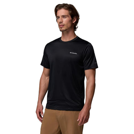 Columbia Men's Hike Crewneck Short Sleeve T-Shirt Black