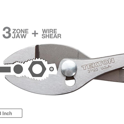 TEKTON Slip Joint Pliers Set, 3-Piece (6-1/2, 8, 10 in.) | PGA10103