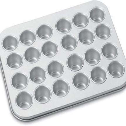Cuisinart AMB-24MMP Chef's Classic Nonstick Bakeware 24-Cup Mini Muffin Pan, Silver