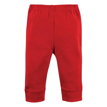 Pantalones y leggings de algodón Hudson Baby para niñas, Bosque de Navidad, 4T