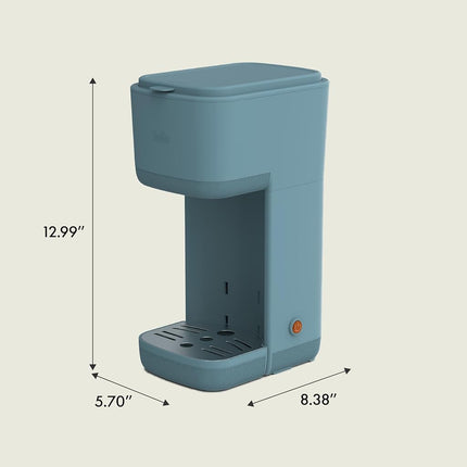 Bella – Cafetière à dosette individuelle, compatible avec les dosettes K-Cup et le café moulu, avec accessoires amovibles, réglables, réutilisables et lavables au lave-vaisselle, arrêt automatique, infuse de 17 cl à