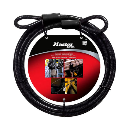 Master Lock Braided Steel Loop Cable 4.6m x 10mm -
