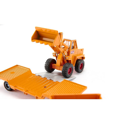 Siku 4117, Mercedes-Benz 710 with Kramer 411 Wheel Loader Bölling, 1:50, Metal/Plastic, Yellow, Movable Parts