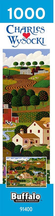 Buffalo Games - Charles Wysocki - Old Homestead - 1000 Piece Puzzle - Challenging Puzzle Perfect for Game Nights - Finished Size is 26.75 x 19.75