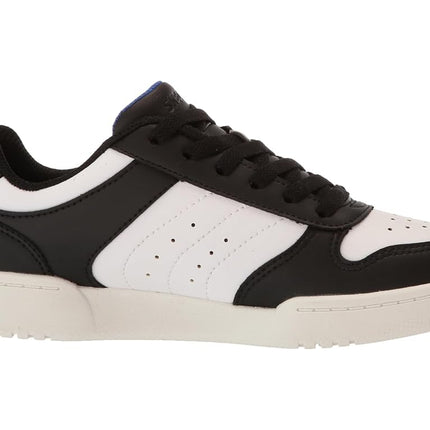 Skechers Boy's Quick Street Trainers, Black White, 5.5 Big Kid