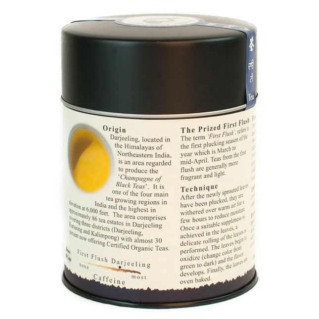 The Tao of Tea, First Flush Darjeeling Black Tea, Loose Leaf, 3.5 Ounce Tin