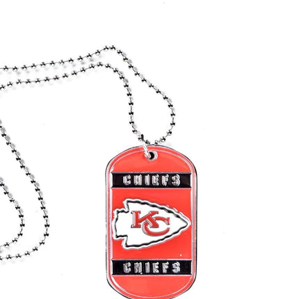 NFL Kansas City Chiefs Dog Tag Necklace