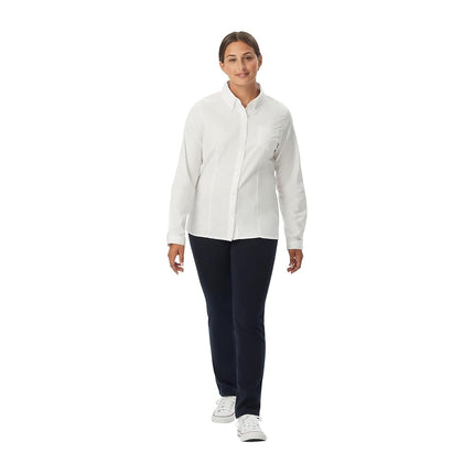 Chemise Oxford à manches longues, résistante aux plis, pour filles French Toast, blanc, taille 10