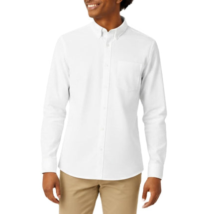 French Toast Men's Long Sleeve Classic Dress Shirt