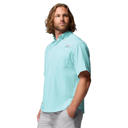 Chemise manches courtes Tamiami II grande taille pour homme Columbia, Gulf Stream, 2TG, Gulf Stream, 2XT