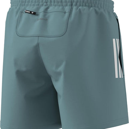 adidas Men's Own The Run Shorts, Mint ton, XS 7 inch