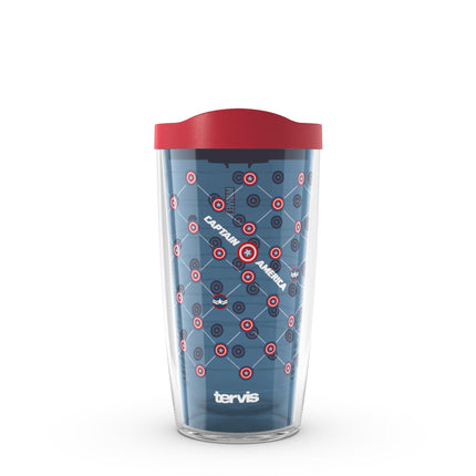 Tervis Marvel - Captain America Shield Grid Made i