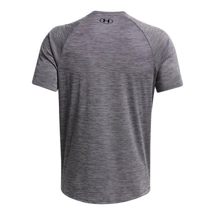 Under Armour - Mens Tech Textured Short Sleeve T-Shirt, Color Castlerock/Black (025), Size: XXX-Large