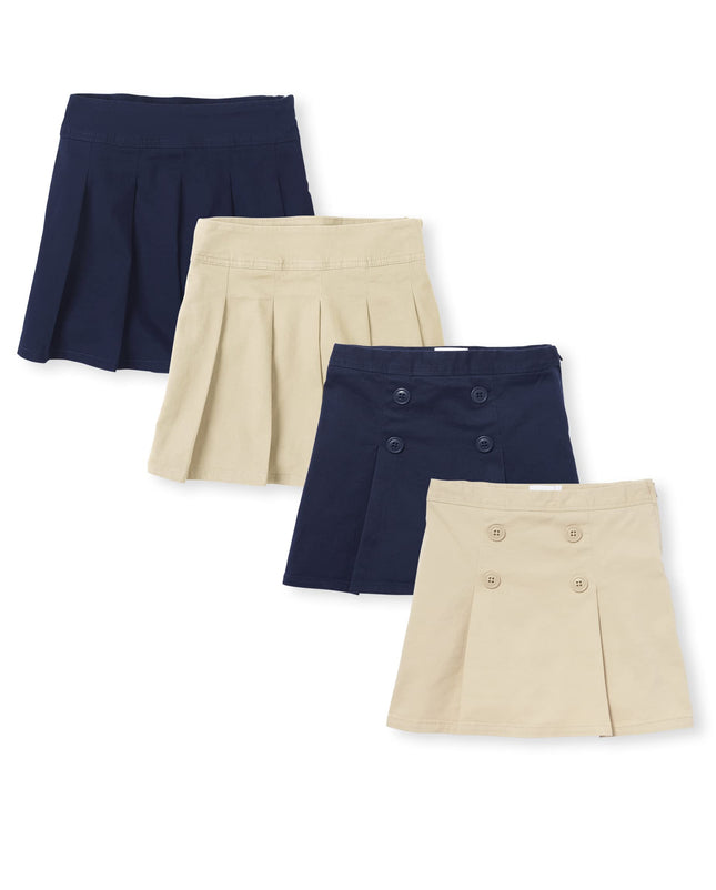 The Children's Place Girls' Pleated/Button Skort, 
