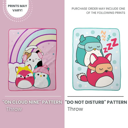 Couverture polaire ultra douce pour enfant Franco, 46 po x 60 po, Squishmallows