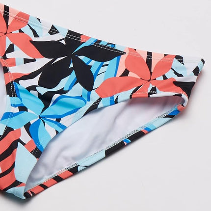 Ensemble de bain deux pièces Kanu Surf à manches longues pour filles, protection UV 50+, Rowan Blue, taille 8