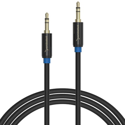 SABRENT 3.5mm Gold Plated Premium Auxiliary Male t