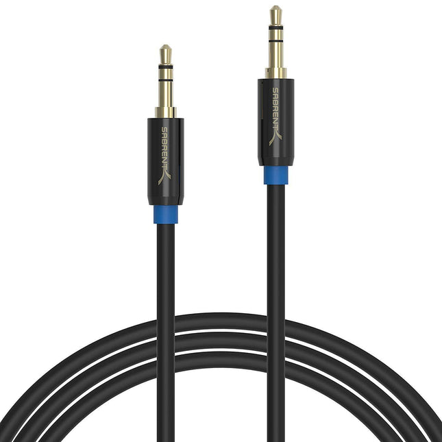 SABRENT 3.5mm Gold Plated Premium Auxiliary Male t