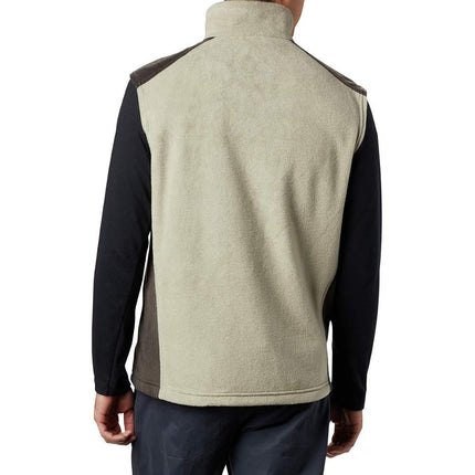 Columbia Men's Steens Mountain Vest Fleece, Tusk/Buffalo, 5X