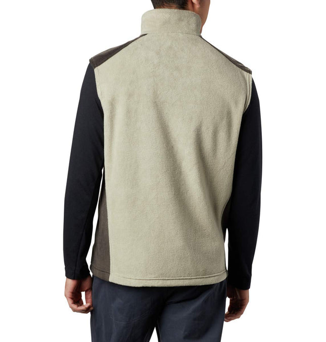 Columbia Men's Steens Mountain Vest Fleece, Tusk/Buffalo, 5X
