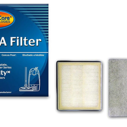 EnviroCare F987 1 Riccar 1700 1800#RF-17 Simplicity #SF-I3 S Class HEPA Allergen Filter Canister Vacuum, White