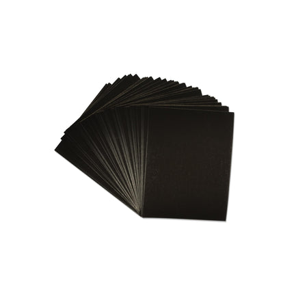 Melissa & Doug Scratch Art Scratchboard - Paquete de 50, Oro Brillante sobre Fondo Negro