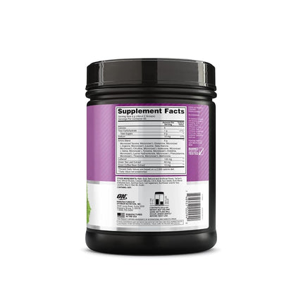 OPTIMUM NUTRITION Amino Energy, Concord Grape, Low-Stim Pre Workout, 100mg Natural Caffeine, 5g BCAA's, 65 Serves, 585g