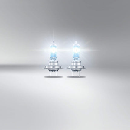 OSRAM NIGHT BREAKER LASER H7, 150% more brightness, halogen headlight lamp, 64210NL-2HB, 12V, Hanging folding box (2 lamps), white