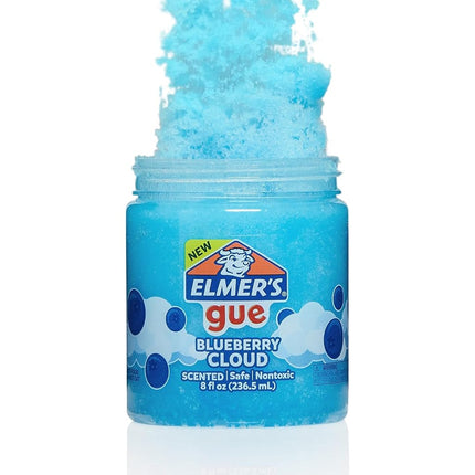 Elmer's GUE Paquete variado de slime prefabricado - Slime transparente, perfumado y con brillantina, relleno para medias para niños y niñas, 4 unidades