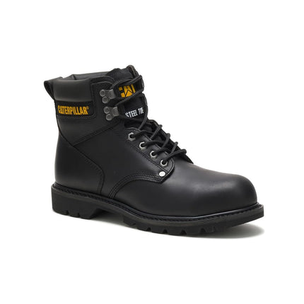 Caterpillar Men's 2nd Shift 6" Steel Toe Boot,Black,8.5 M US