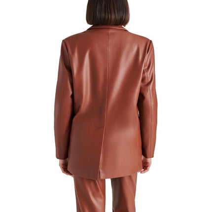 Steve Madden Apparel Women's Imaan Jacket, Cognac, XS