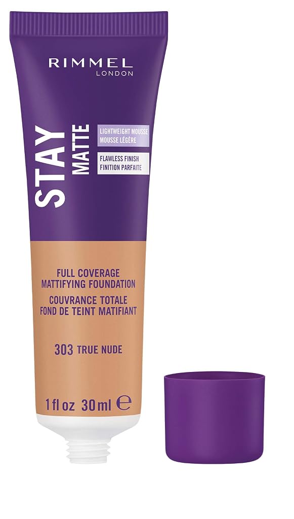 Rimmel London Stay Matte Liquid Mousse Foundation, 303 True Nude