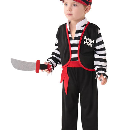 Spooktacular Creations Halloween Baby Pirate Costume, Infant Pirate Outfit Set for Toddler Pretend RolePlay Dress Up Party