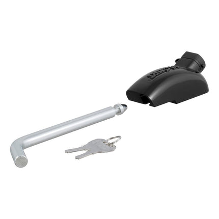CURT 23256 5th Wheel Base Rail Lock, 1/2-Inch Pin Diameter, Fits All Industry-Standard Rails
