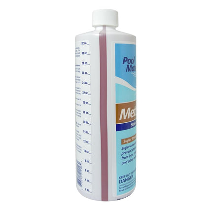 Pool Mate 1-Quart Concentrated Metal Out, Pool Metal Remover
