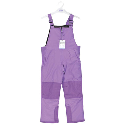 Salopette de neige unisexe Hudson Baby, violet uni, grande taille