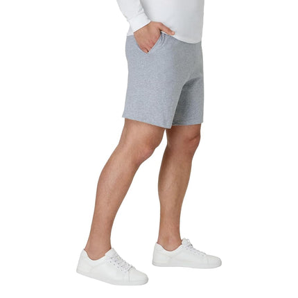 Hanes Men's Jersey Short with Pockets, Light Steel, Large