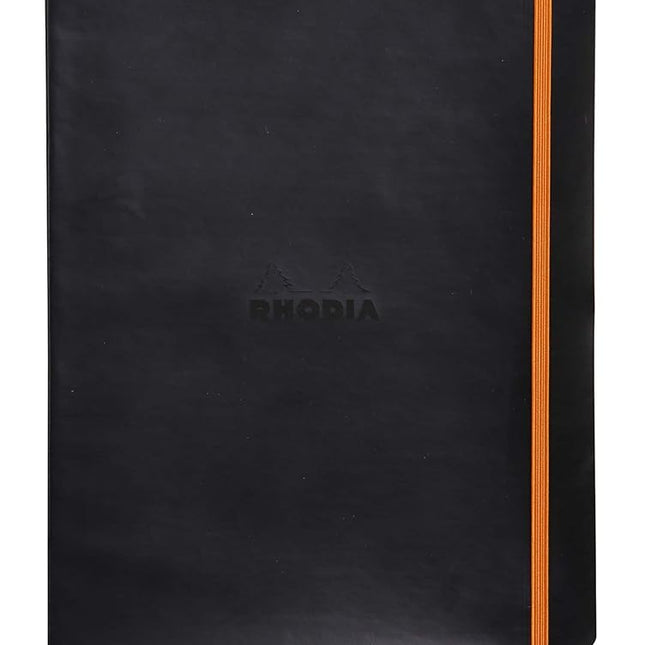 RHODIA 117552C - Black Soft Notebook - 19x25 cm - 