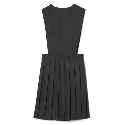 French Toast Girls' V-Neck Jumper School Uniform Dress, Black, 20