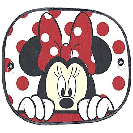Plasticolor 003815R01 Disney Mickey & Minnie Peek-A-Boo Side Window Sunshade 2-Piece, 1 Pack