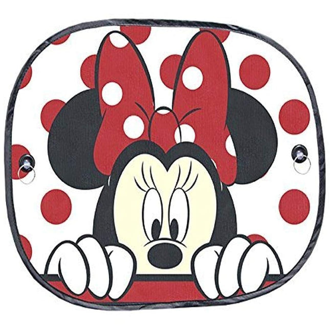 Plasticolor 003815R01 Disney Mickey & Minnie Peek-A-Boo Side Window Sunshade 2-Piece, 1 Pack