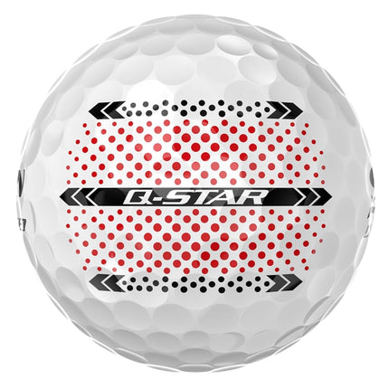 Srixon Q-Star Ultispeed Track Golf Balls, White