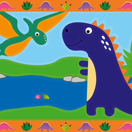 Ravensburger - CreArt Junior-Dinosaur Series, 23554 4