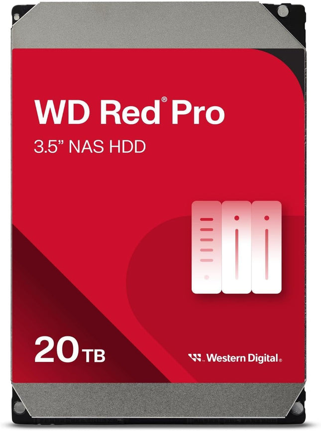 WD Red Pro 20TB NAS 3.5" Internal Hard Drive - 720